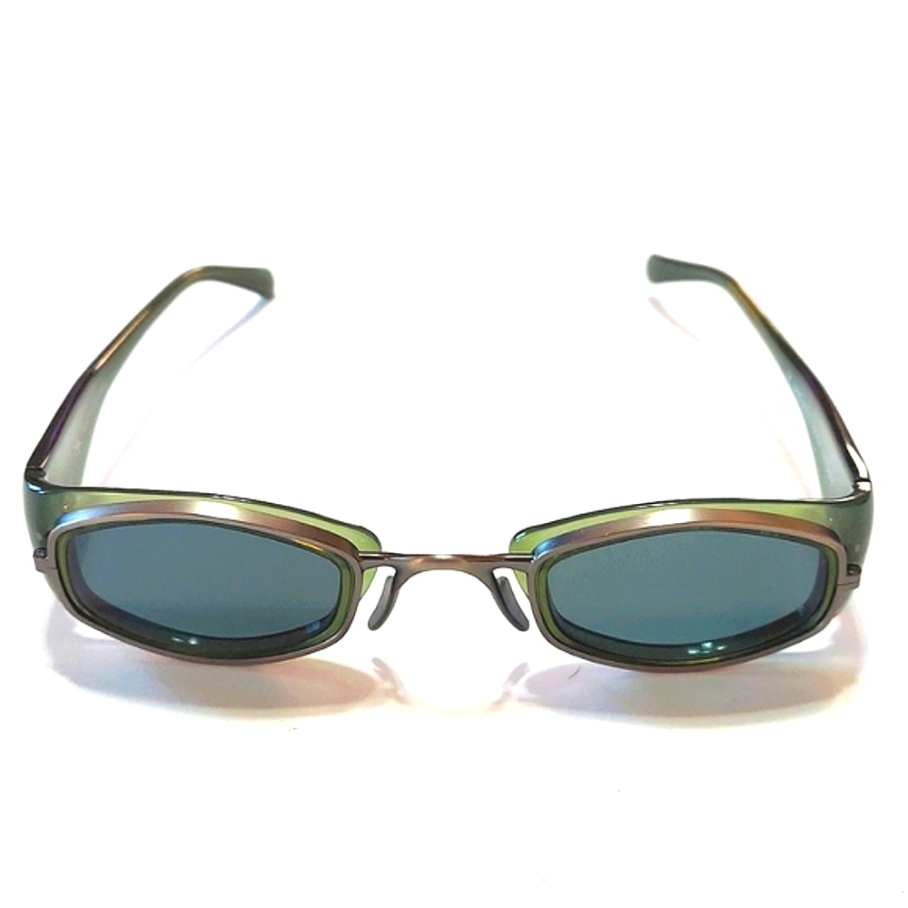 Beausoleil NWOT Hand Made In France  Ladies Turtle Green Sunglasses Gorgeous!!